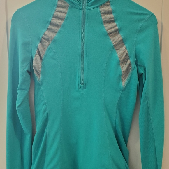 lululemon athletica Tops - Lululemon Half Zip Long Sleeve Running Top